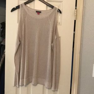 Vince Camuto cold shoulder top